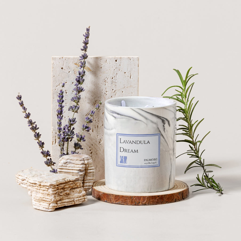 Lavandula Dream Soy Wax Candle-Long-Lasting Burn Non Toxic Aromatherapy Candle Gifts for Women Friend