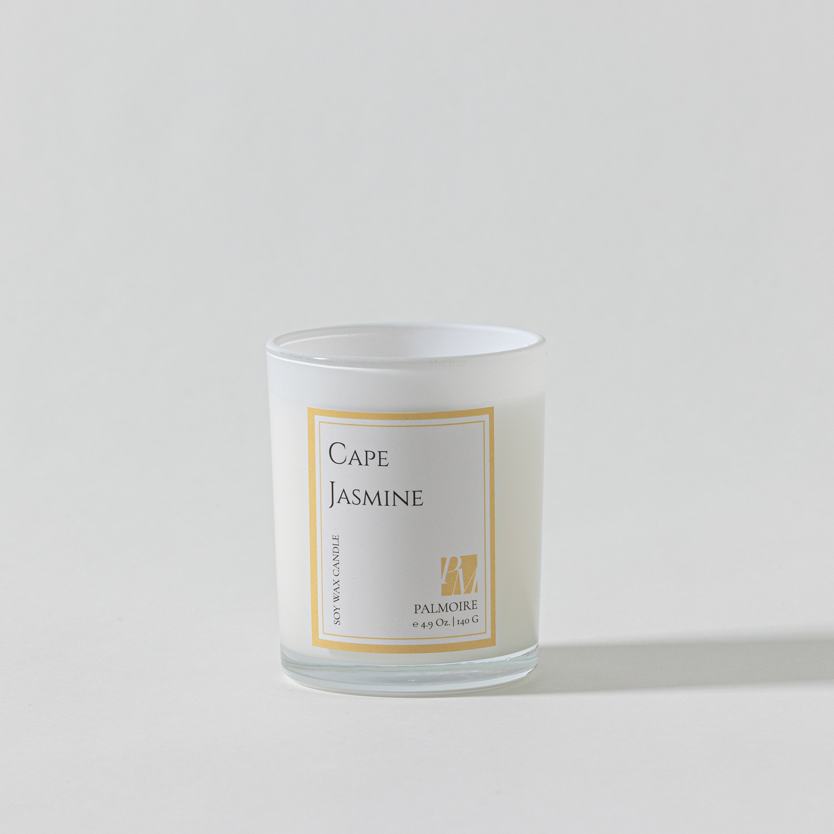 Cape Jasmine Soy Wax Candle Clean Burn Floral Scented Candle for Home & Relaxation
