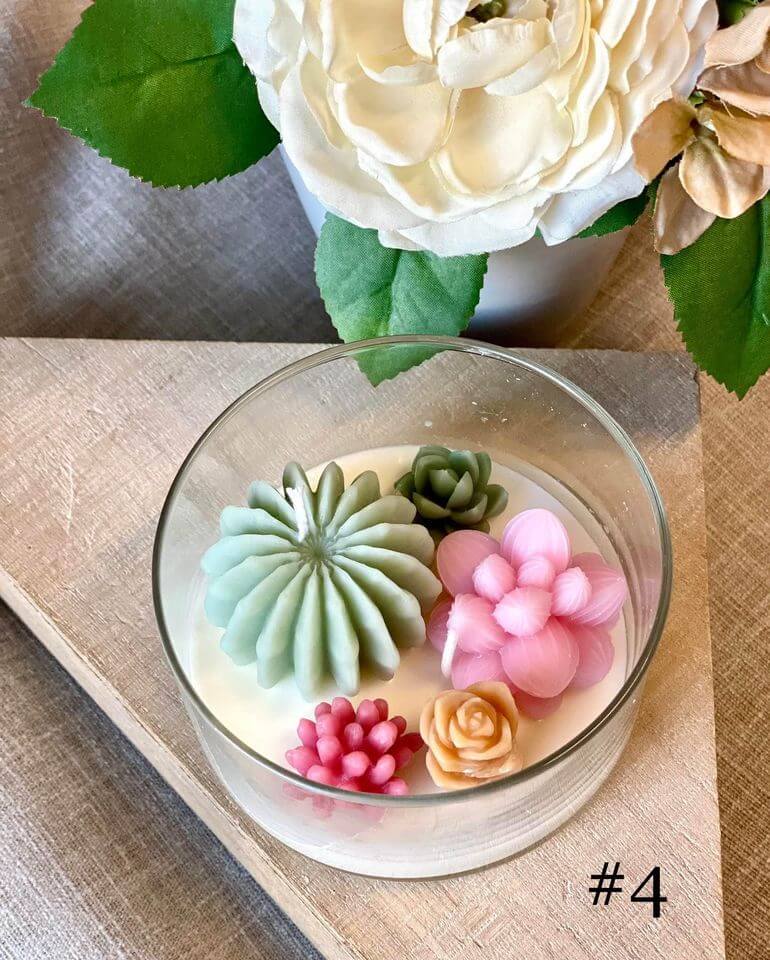 Garden Terrarium Candle - Handmade Scented for Home Relaxation & Natural Escape